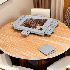 퍼즐패드 직쏘퍼즐 받침대 펠트 조각 퍼즐보드 보관 매트 모직판 퍼즐매트 정리함, 1, 다크그레이 1000조각 77x53.6x4.2cm