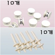 디폼블럭 팽이 만들기 세트 베어링 팽이심 DIY 키트 10개/20개/30개, 1세트, 베어링10개+팽이심10개