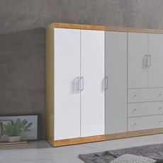 수납 옷봉장 800 12 colors, 고무나무