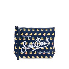 MC2세인트바스 알린 덕 그래픽 지퍼 파우치