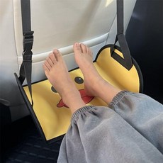 뒷좌석 다리 지지대 차량용품 발받침대 사무실 책상발판 다리받침 한필STORE, 브라운
