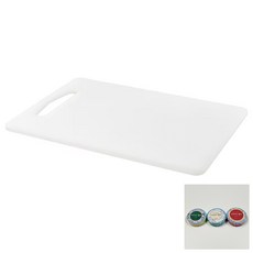 이케아 깔끔한 화이트 도마 간편 주방 요리 조리 도구+DASHY행주, 1개