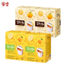 꽃샘 꿀유자차 포션 2개 +꿀레몬차 포션 2개 (60개입), 450g, 1개