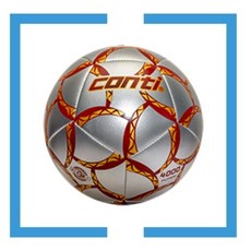 【CONTI】S4000系列 低彈跳 足球 五人制足球 (4號球) 台灣技術研發, 銀,四號, 1個