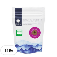 다란 유기농 히비스커스 티백, 1.3g, 10개입, 14개