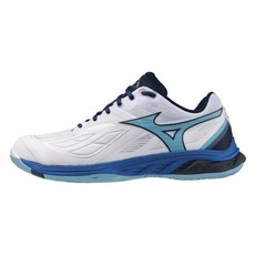 Mizuno Wave Fang 2 羽球鞋 3E寬楦 美津濃 白 藍 71GA231302
