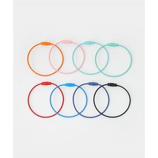 퀼트스타 토이 와이어 키링_8컬러, 4 블랙, 2개