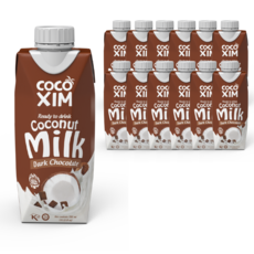 코코씸 코코넛밀크 다크초콜릿, 12개, 330ml
