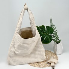 BR_8001 기저귀 여행용 가방 빅 체크 숄더 크로스백