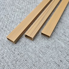 국산 PVC 사각몰딩 사각몰드 4호 전선보호 케이블정리 배선작업 쫄대, 우드색