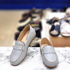 여자 1.5CM 초경량 쿠션 블로퍼 로퍼 단화 3FQ463 657973