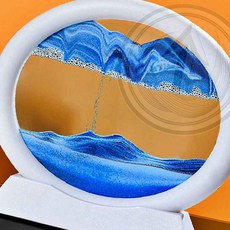 액자 모래 아트 테이블 인테리어 화이트 블루 장식 빠른배송 포인트 배경 패널