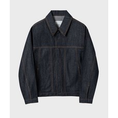 넌블랭크 NONBLANK 포인티드 칼라 데님 자켓 INDIGO