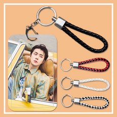 EXO 吳世勛 卡套 學生校園卡 飯卡 公車卡 門禁卡 保護套 硬殼 帶掛繩, 1個, 【03號圖】,單卡套