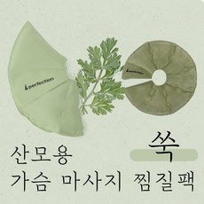 퍼펙션 산모 가슴마사지팩 냉온찜질팩 1개, 쑥