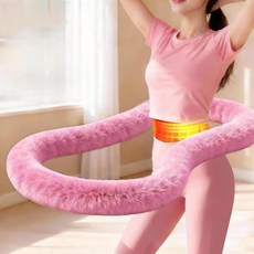 소프트 스프링 훌라후프 무소음 후라후프 보온 폴리에스터 중량 운동, 1개, 토끼털 2.5kg 타로퍼플, 1g