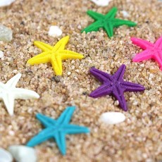 파츠 장식 데코 - 플라스틱 불가사리 데코 (12개 1세트 랜덤 혼합), 단일