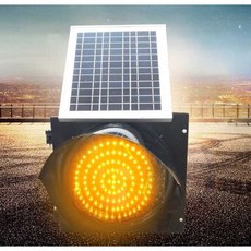 태양광 교통 신호기 점멸등 태양열 야간 신호등 안개 경고등 도로 비상 5A-9V 5W LED90개 황색등, 7A-18V 8W LED160개 황색/적색등