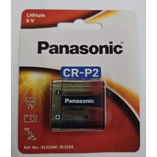 (Panasonic) 파나소닉 CR-P2 카메라용 리튬전지, 1개입, 1개