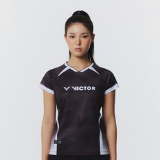 빅터 VICTOR 여성 경기복 티셔츠 VT26AGW004F 배드민턴 탁구 스포츠웨어