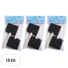 아트시크릿 폼 브러쉬세트 6640-3인치 4개입, 18개