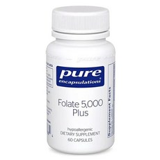 Pure Encapsulations 葉酸5000 Plus膠囊, 60顆, 1罐