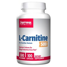 Jarrow FORMULAS 賈羅公式 L-肉鹼 500mg 膠囊, 1個, 100 件