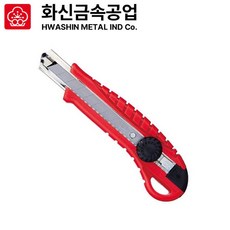 화신금속 컷터칼 K-204, 1개, 레드