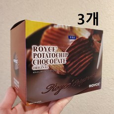 로이스 포테이토칩 초콜릿 오리지널, 190g, 3개