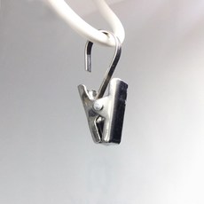 스텐 후크 집게 1P 톱니 소품 걸이 가리개 세탁실 가림막 브라켓 403스테인리스 주방 진열 악어 스프링 욕실 클립 커튼, 1개, 단품