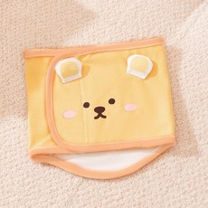 애치비 통기성 강아지 캐릭터 위생 매너벨트 엘로우, 1개, 1개입, 중형