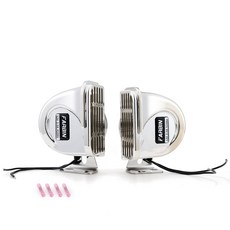 후진벨 화물차 백부져 ALLREY 12V 해양 달팽이 전기 304 스테인레스 스틸 슈퍼 시끄러운 자동차 방수 경고 스피드 보트, [06] 1Pair