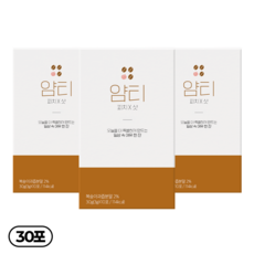 얌티 디카페인 아샷추 피치 샷, 3박스, 10개입, 3g