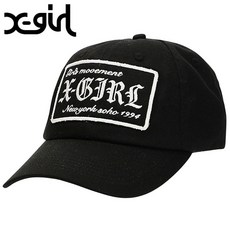 [218 P29 X-girl [105254051006 FW25] LOGO PATCH 6PANEL CAP xgirl 배] 엑스 걸 식스 패널