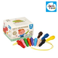 리틀호안미로 손에묻지않는 키크레용12색(94686), 1개