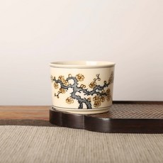 景德鎮 漸升堂 青花釉裏金 梅花鹿杯 純手工繪製, 商品主圖, 1個