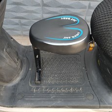 機車兒童座椅 兒童機車座椅 電動摩託車座椅 前置寶寶安全座椅 折疊加厚, 藍色哈雷單座