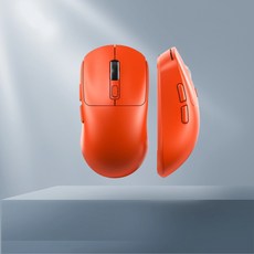 GPW 無線滑鼠 電競遊戲 Bluetooth 有線三模 輕量化 適用電腦辦公, 348橙色, 圖示