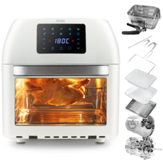 아이닉 대용량 올스텐 에어프라이어 오븐 16L 로티세리 AO-16L 크림화이트, 아이닉-16L