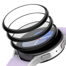 아이디스킨 갤럭시워치5 풀커버 자가복원 TPU 액정보호필름 40mm 44mm, 블랙 44mm 3매