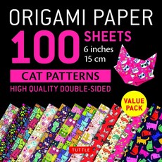Origami Paper 100 Sheets Cat Patterns 6 (15 CM), Origami Paper 100 Sheets Cat.., Tuttle Publishing(저), Tuttle Publishing