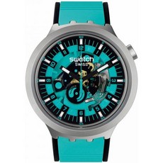 Swatch 스와치 SB07S106 블루 DAZE BIG 볼드 IRONY 손목시계 선물추천 445633