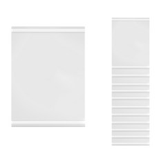 Shine Art黏貼式牆壁掛勾 橫型, 12件