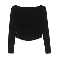 뮈글러 보닝 디테일 스웨터