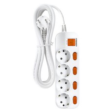 대성 플러스탭 개별 통합형 4구 멀티탭 16A 250V, 4.5m, 1개