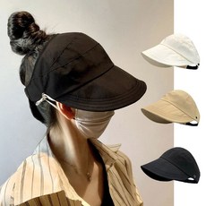 포니테일썬캡 돌돌이모자 마스크걸이 올림머리모자