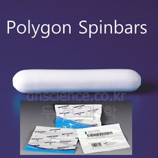 [JLS] 50~80mm 폴리곤 스핀바 (마그네틱바 교반자석) Polygon Spinbars [Teflon]- Bel-Art (USA), 60 x 7mm 1개, 1개