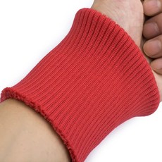 글로아픽 밑단패딩 니트 다리 소맷부리 손목밴딩 수선, I. 레드