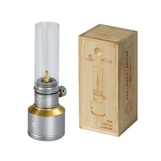 Campingmoon 瓦斯燭燈 露營氣氛燈 戶外照明 直筒燭燈 BKT-1D, 銀, 1個