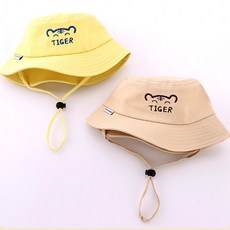 신학기 준비물 고급 유아 아동 어린이 TIGER 벙거지 모자 봄 여름 가을 자외선 차단 귀여운 학용품 어린이집 유치원 학교